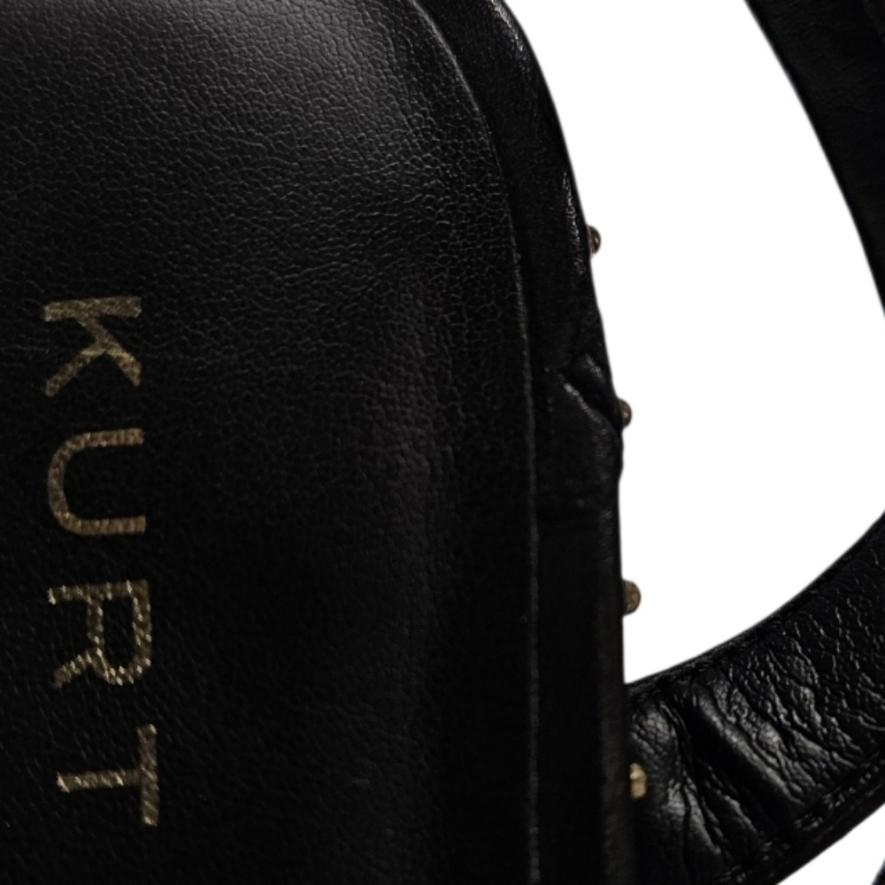 Kurt Geiger London Portia Studded Leather Heels In Black And Gold Size 7.5 / 38 - Picture 10 of 11